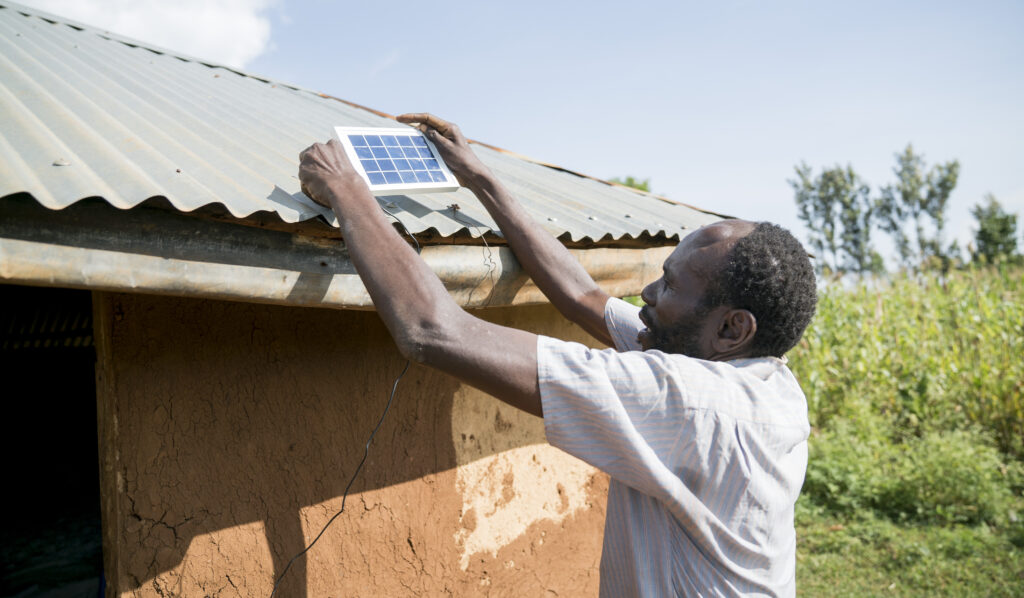 Product upgrade from a small solar home system